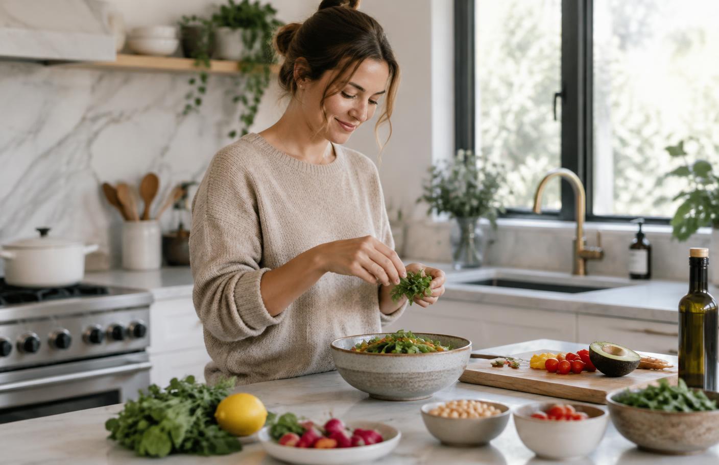 Woman preparing for her weight health journey
